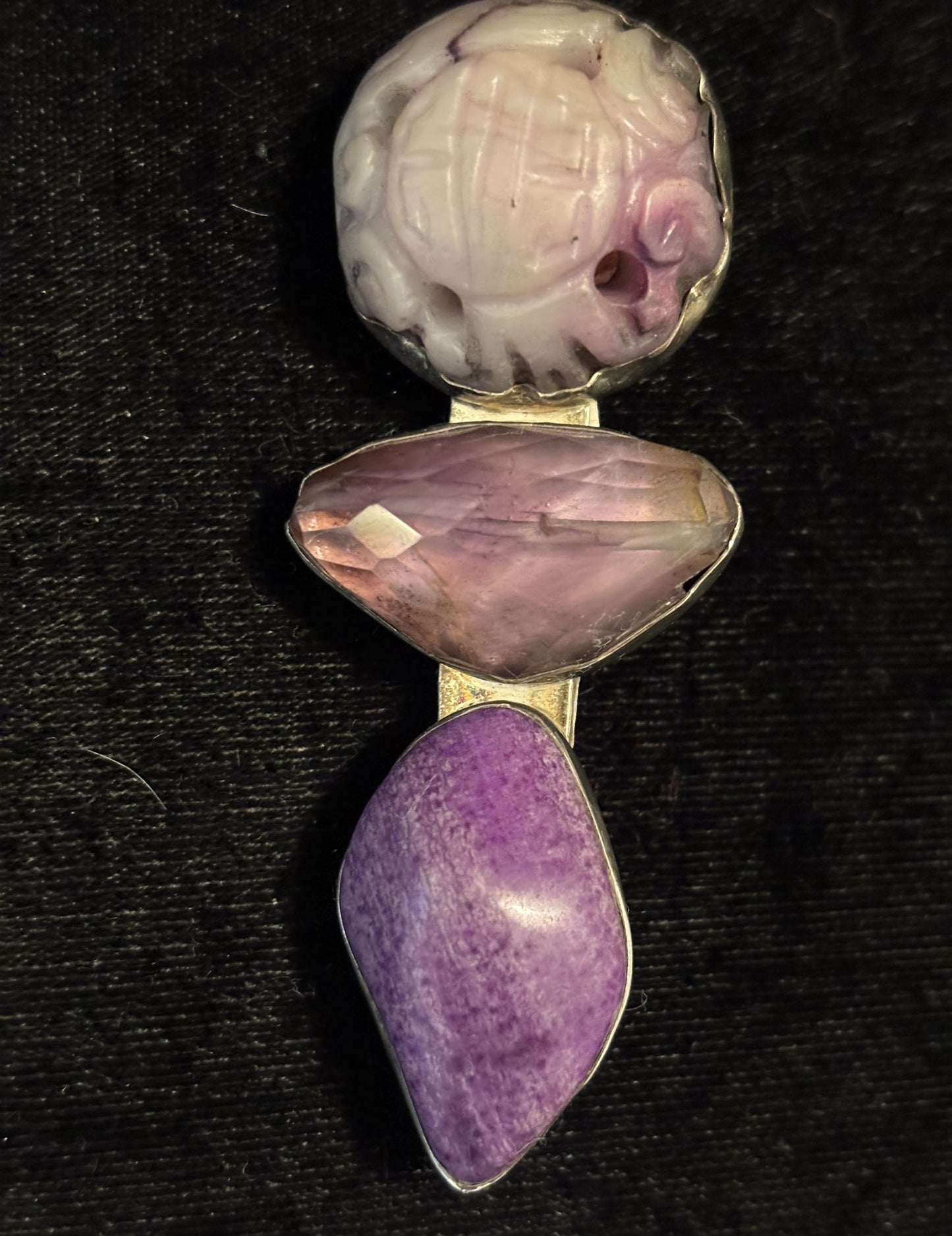 Jade, Amethyst, Sugalite
