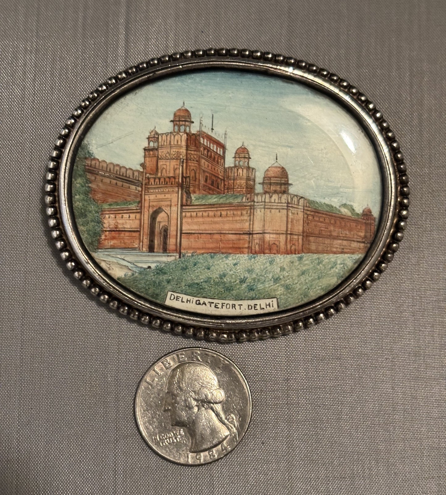 Vintage Indian Mughi Miniature Painting