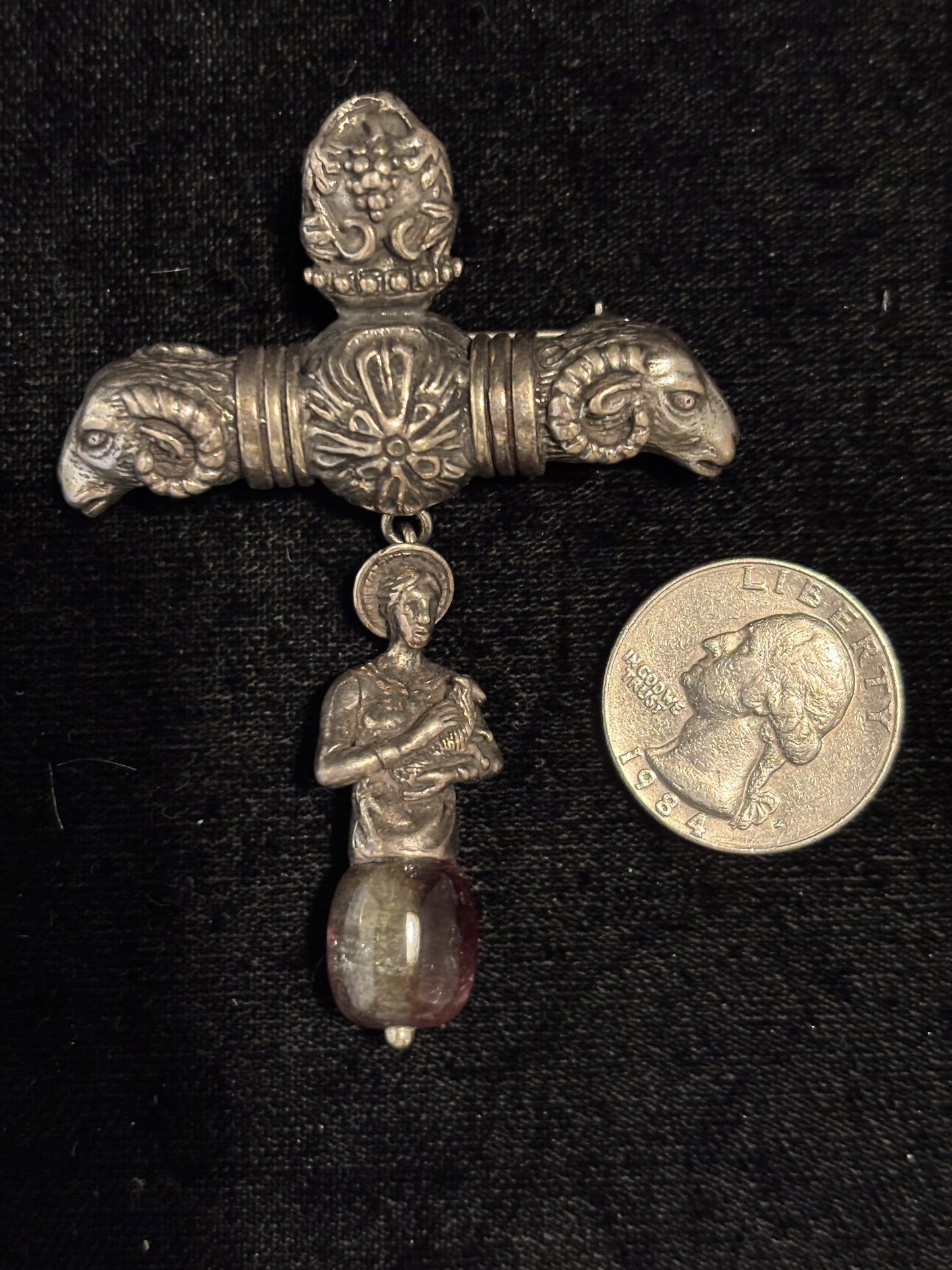 St Francis, Tourmaline Dangle