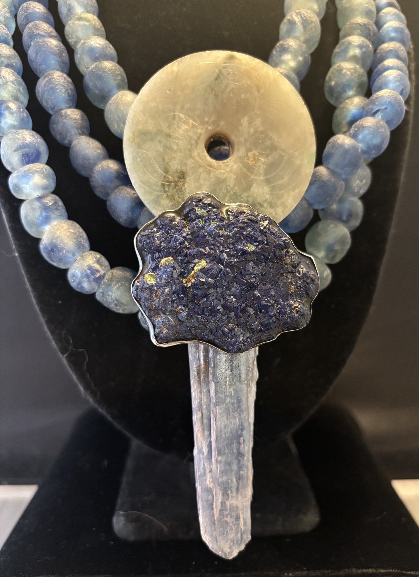 Jade, Azurite, Kyanite