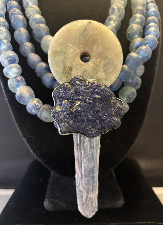 Jade, Azurite, Kyanite