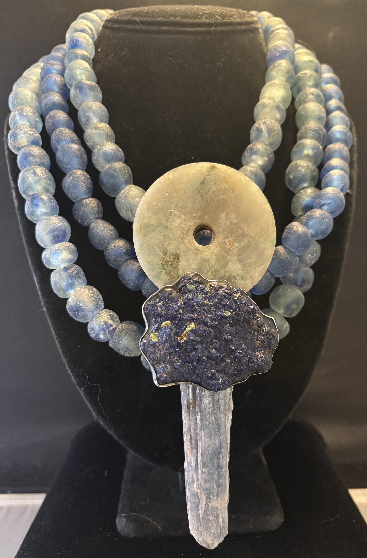 Jade, Azurite, Kyanite