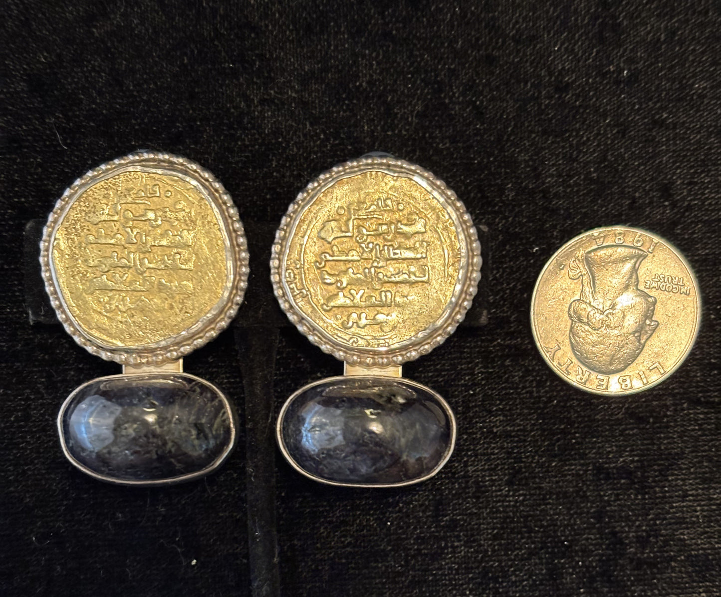 Antique Arabic Coin, Sapphire