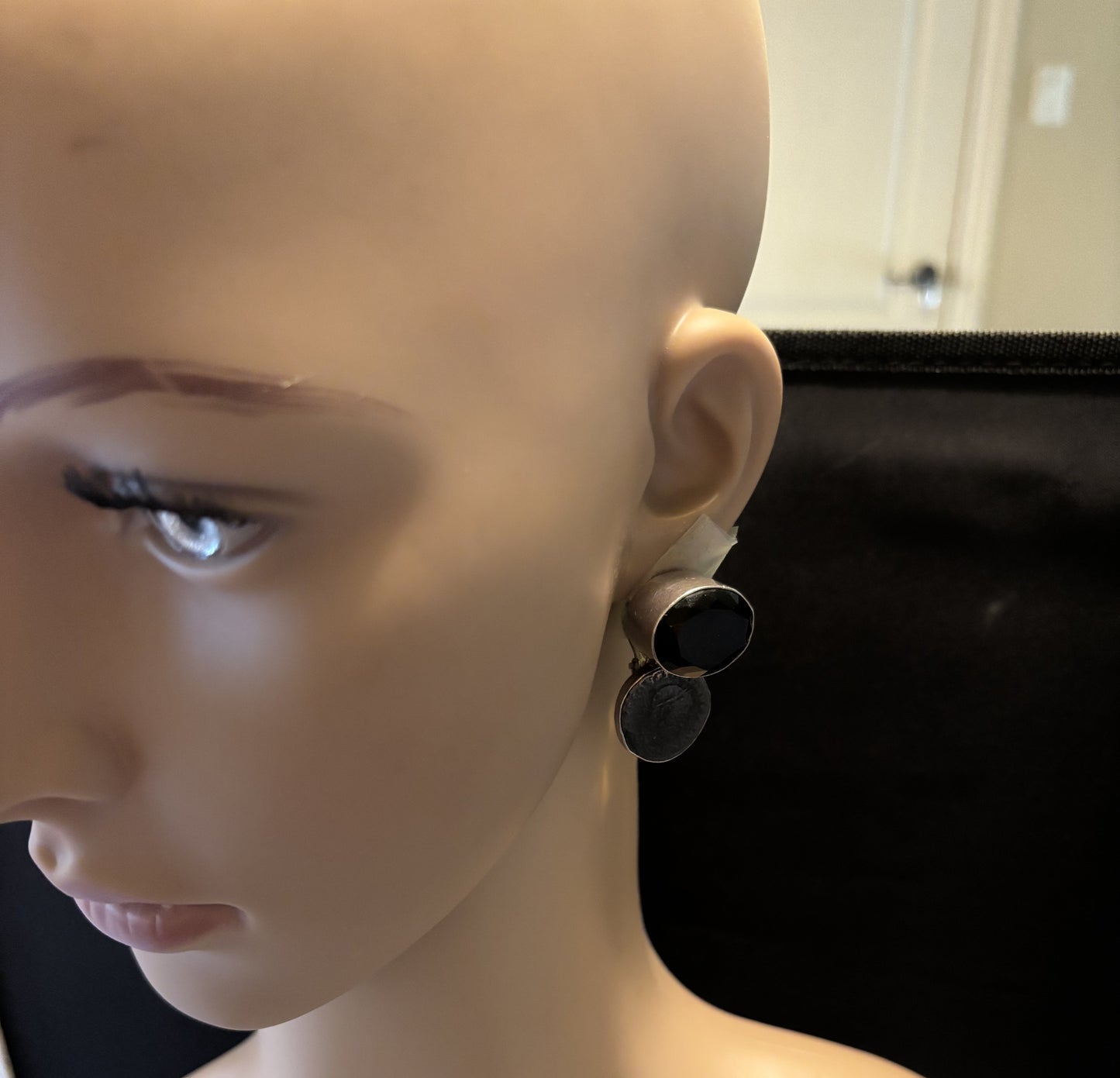 Smokey Topaz, Antique Coin