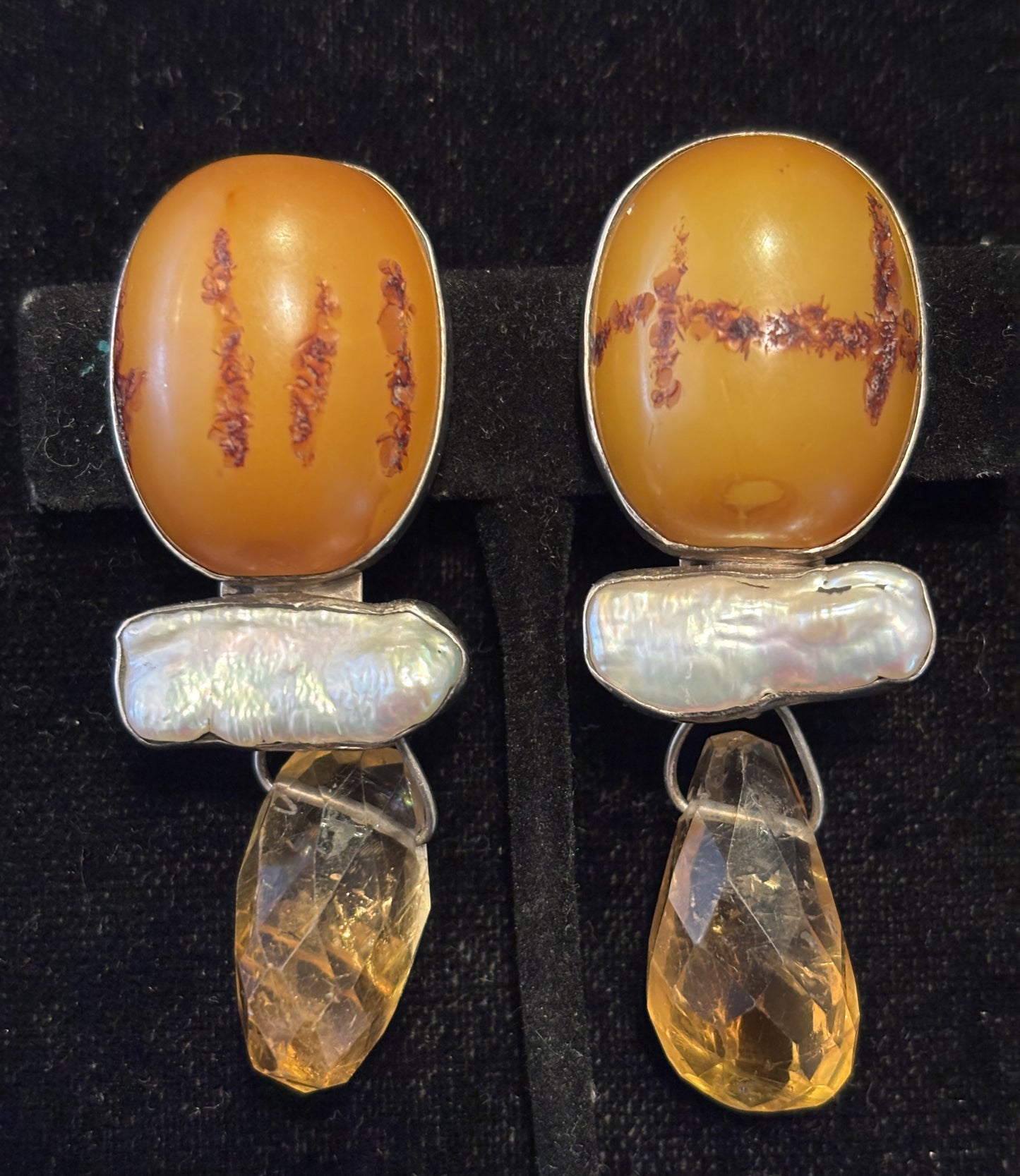 Amber, Biwa, Citrine