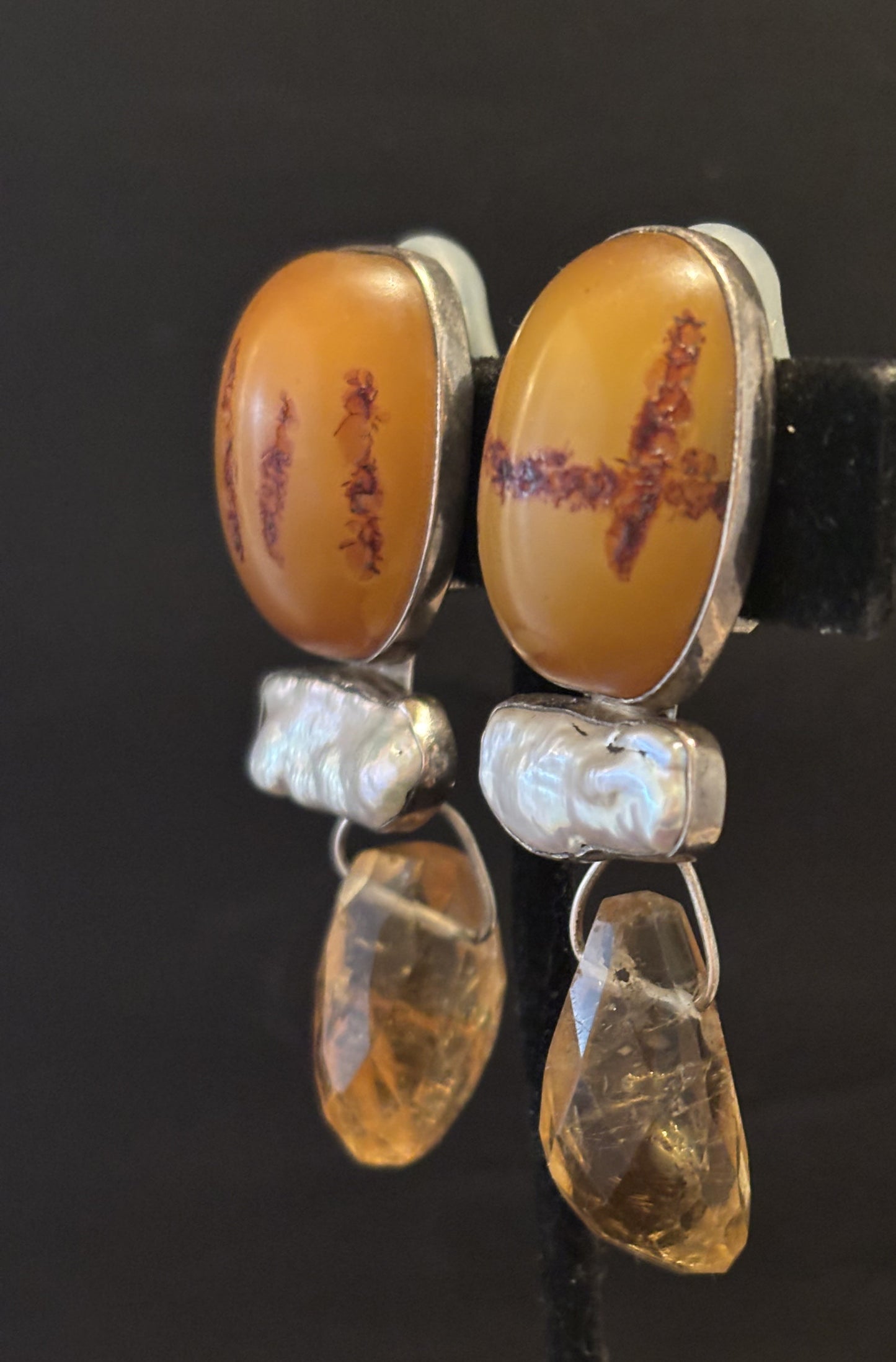 Amber, Biwa, Citrine