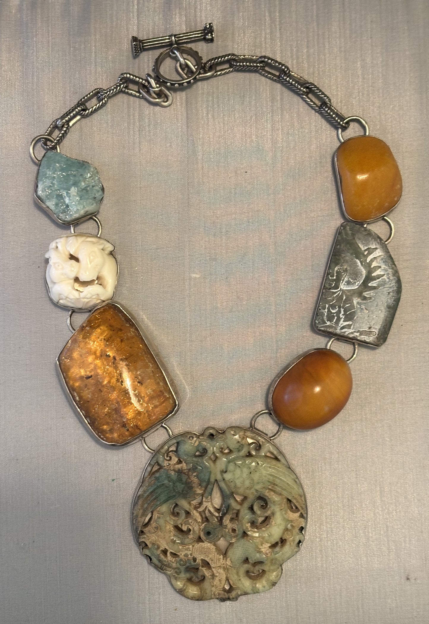 Jade, Amber, Aqua, Bone
