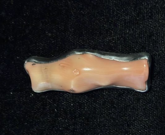 Peach Coral Pin