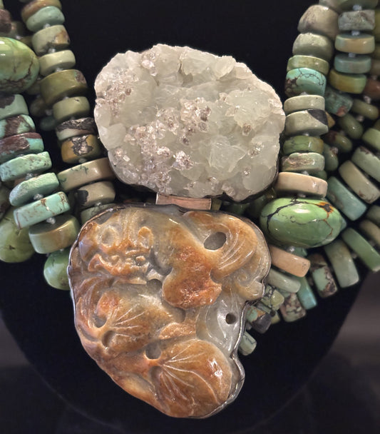 Mint Apophyllite, Jade