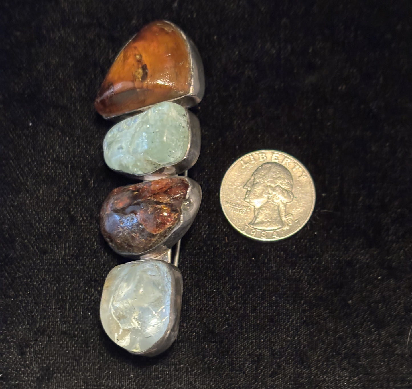 Amber, Aquamarine