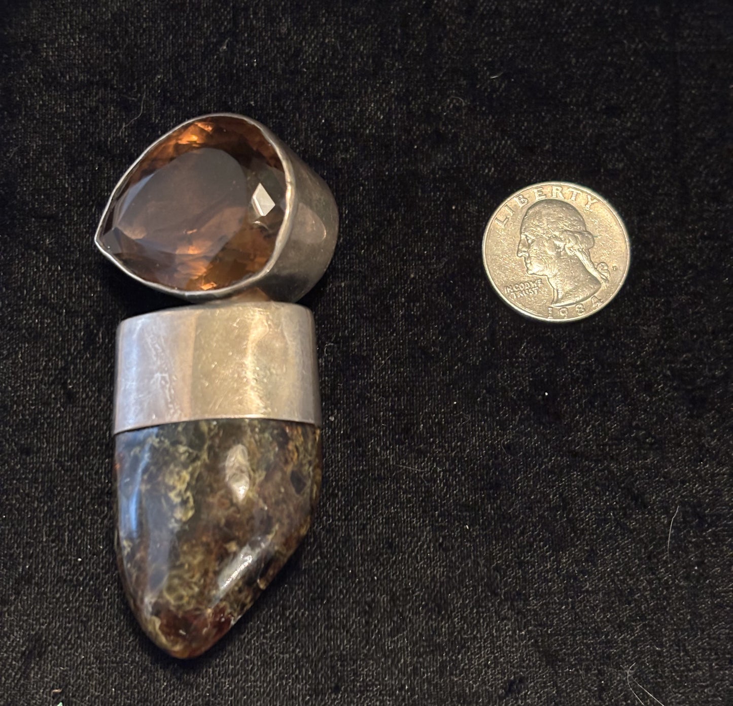 Smokey Topaz, Amber