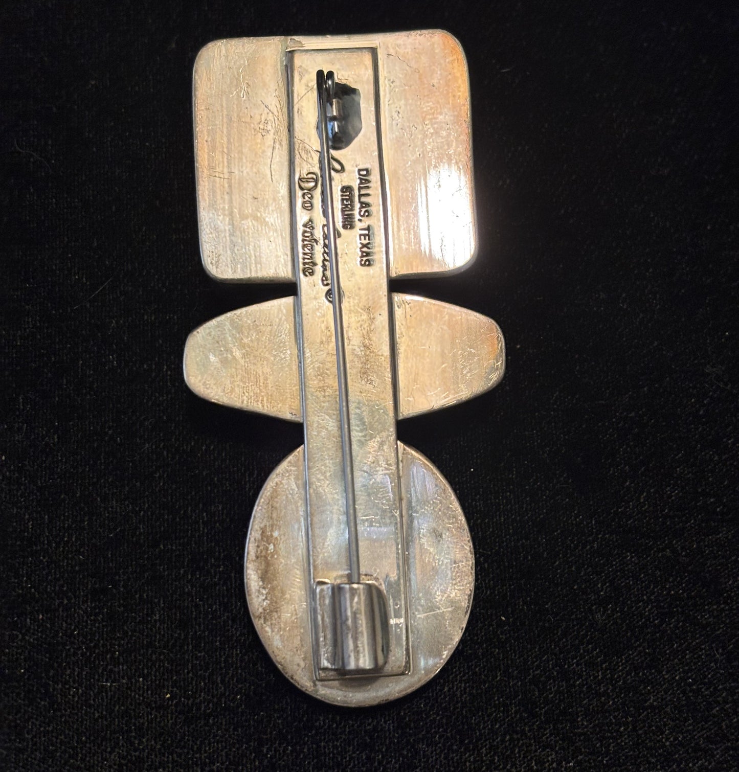 Tourmalated Quartz, Tribal Bead, Black Intagli0