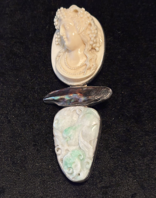 Cameo, Biwa, Jade