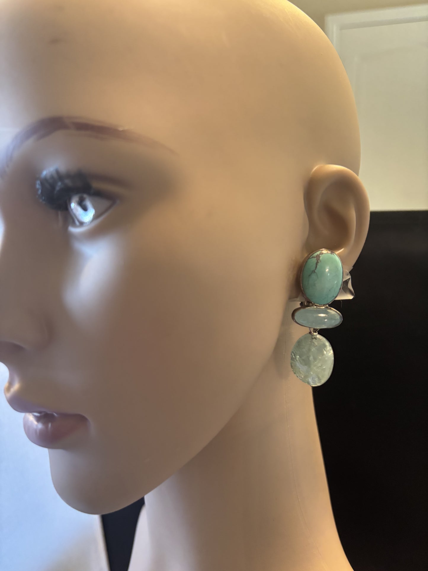 Turquoise, Aqua Dangle