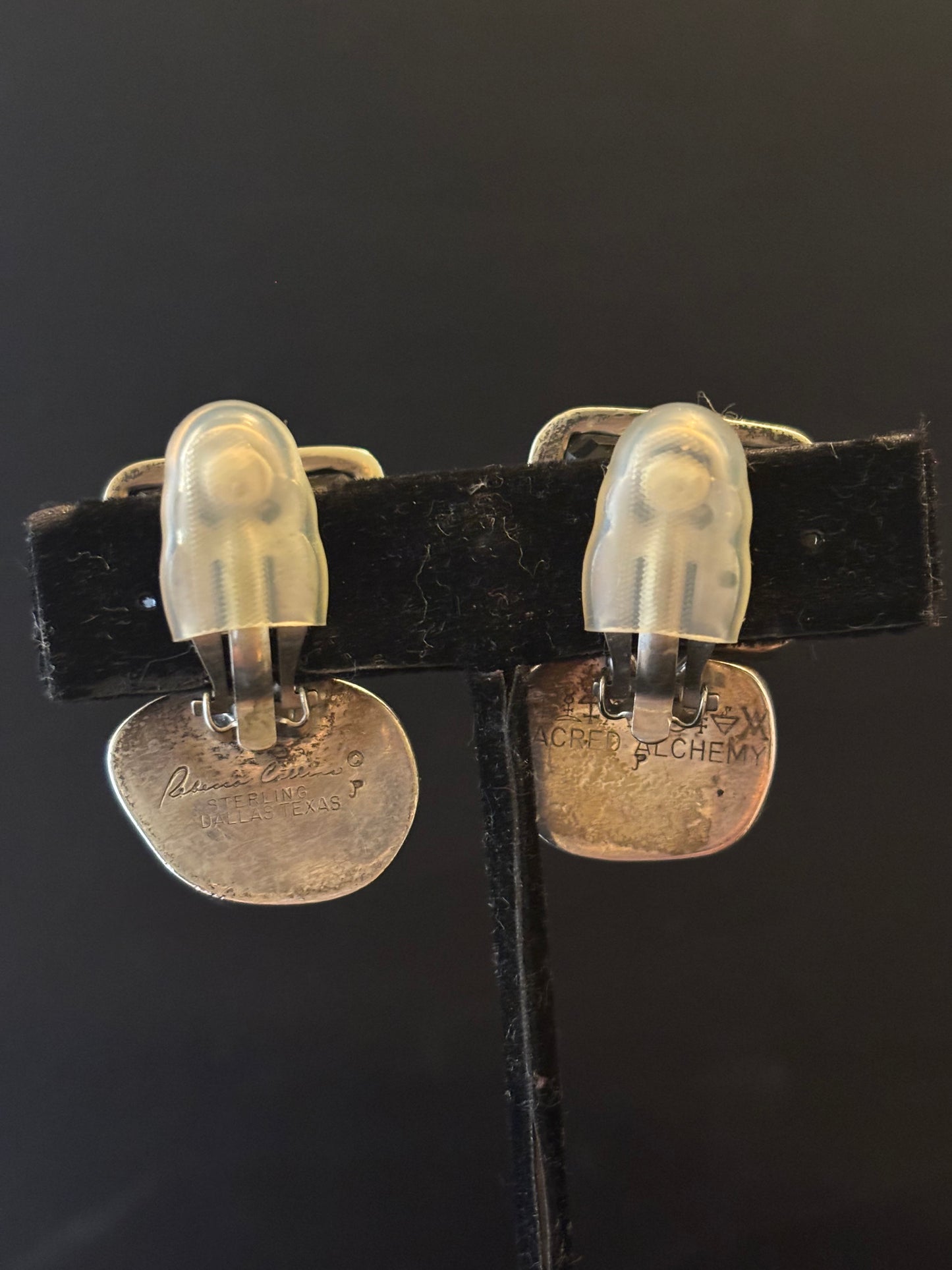 Smokey Topaz, Aquamarine Earring
