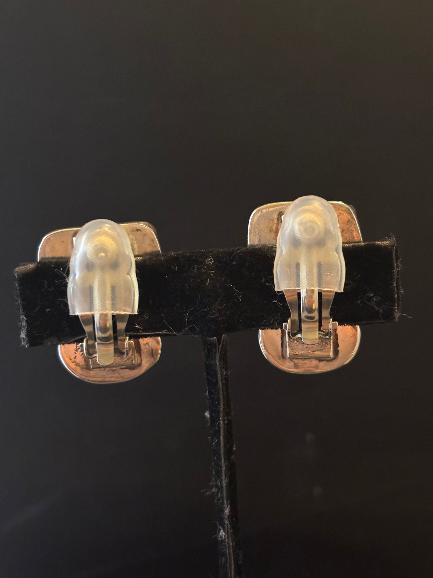 Tourmalinated Quartz, Black Star Sapphire Earring