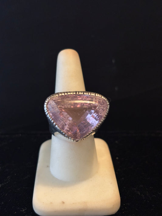 Baby Pink Kunzite Ring