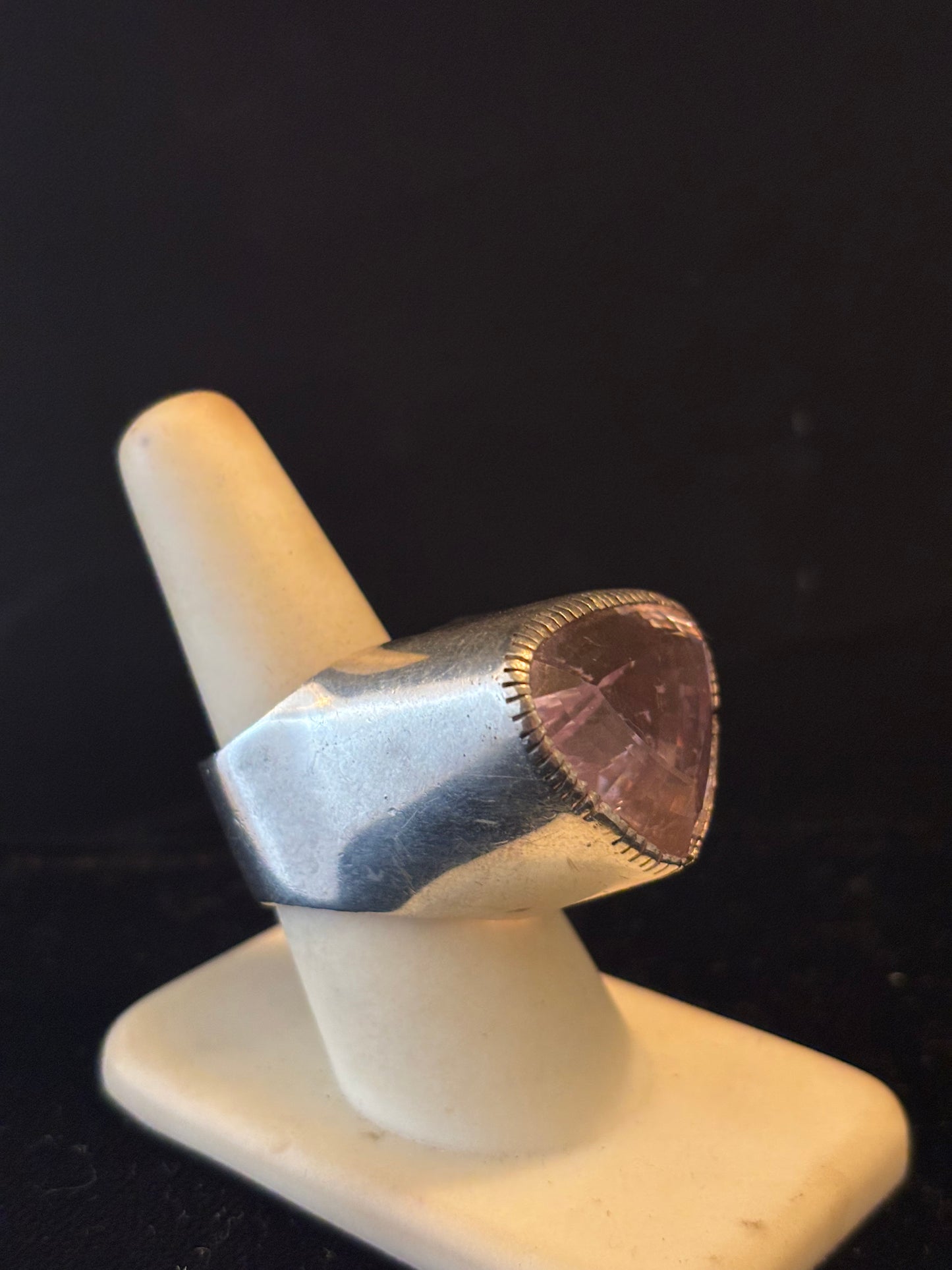Baby Pink Kunzite Ring