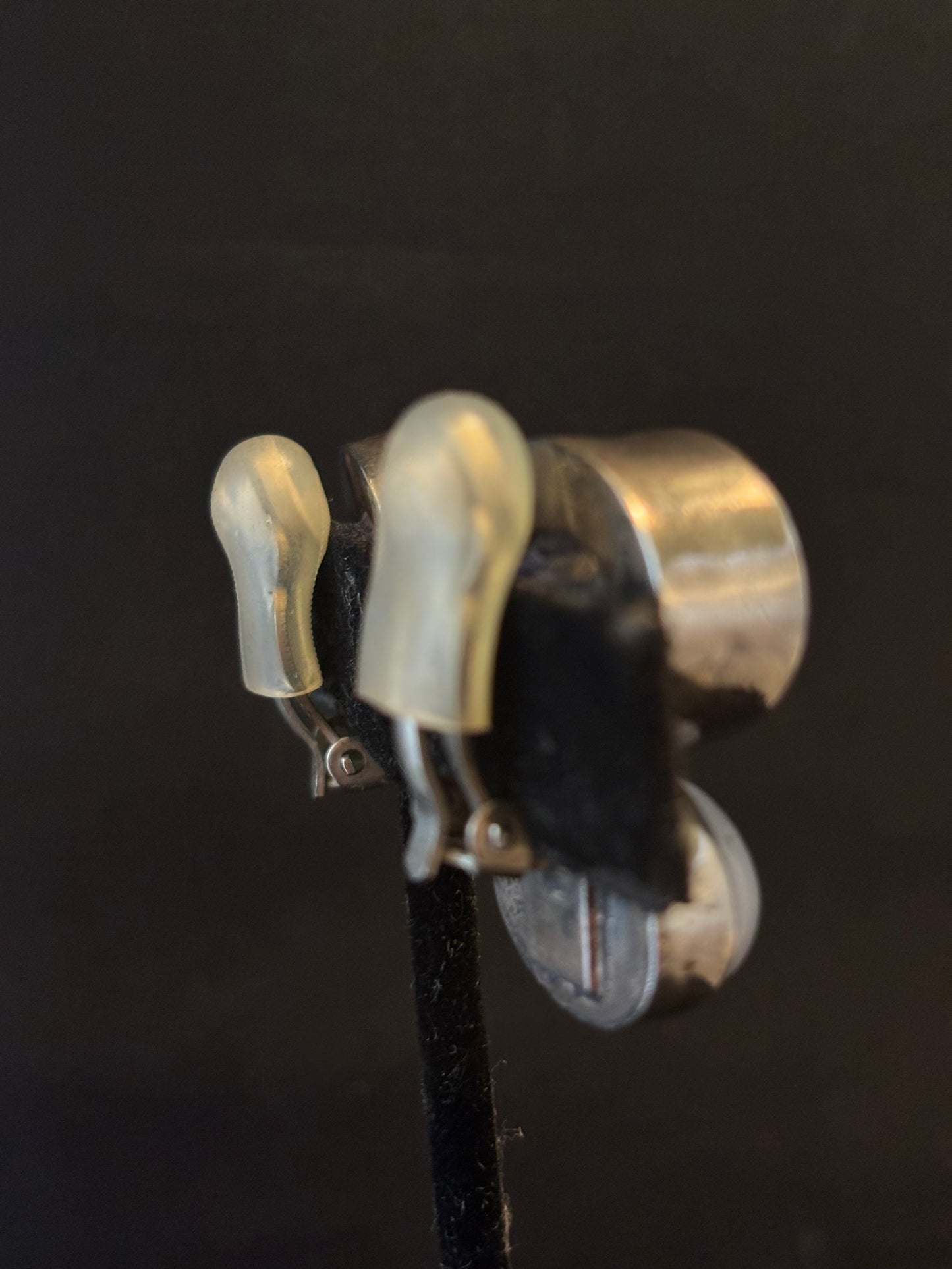 Lolite, Chalcedony Earring
