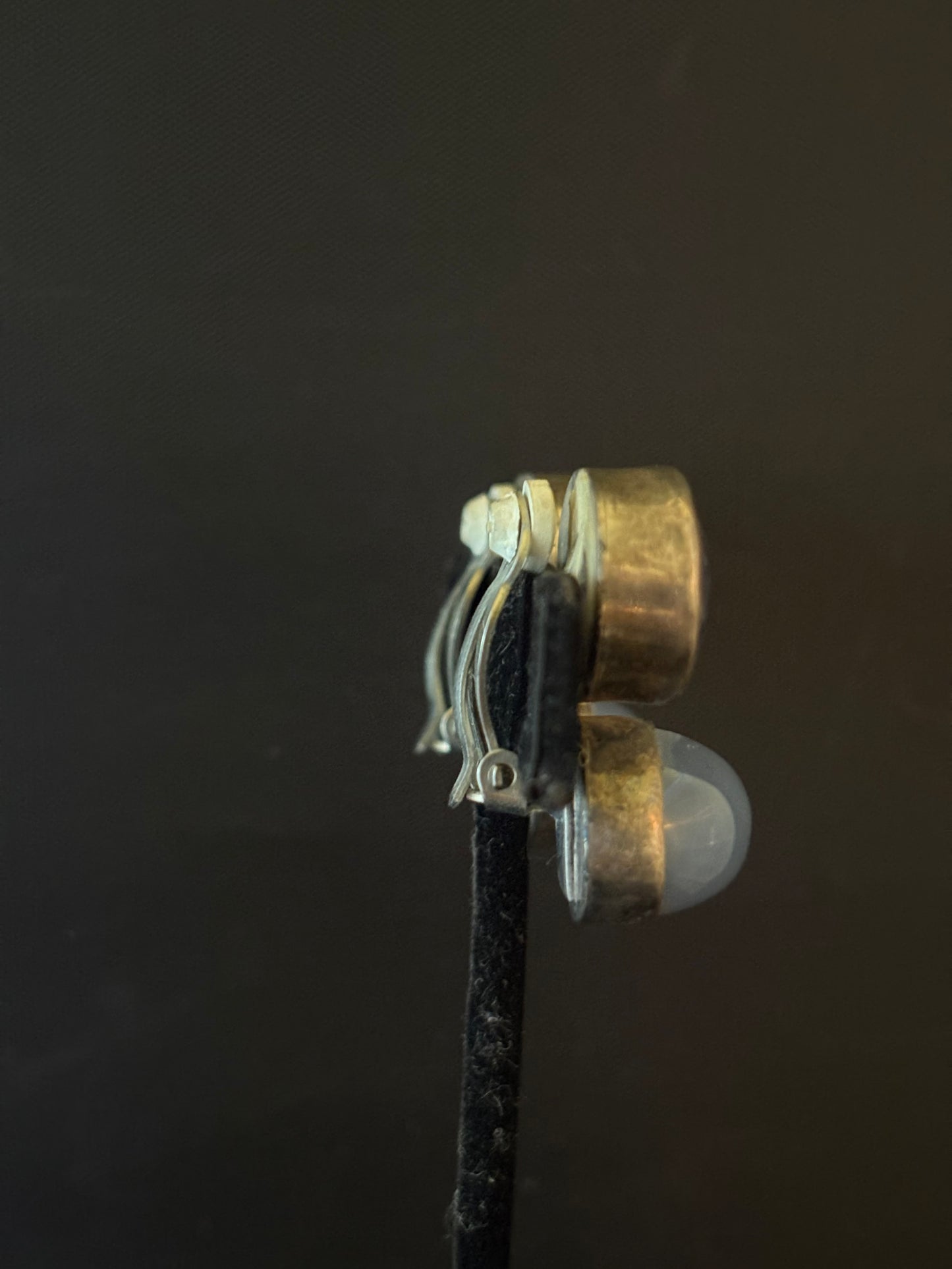Lolite, Chalcedony Earring
