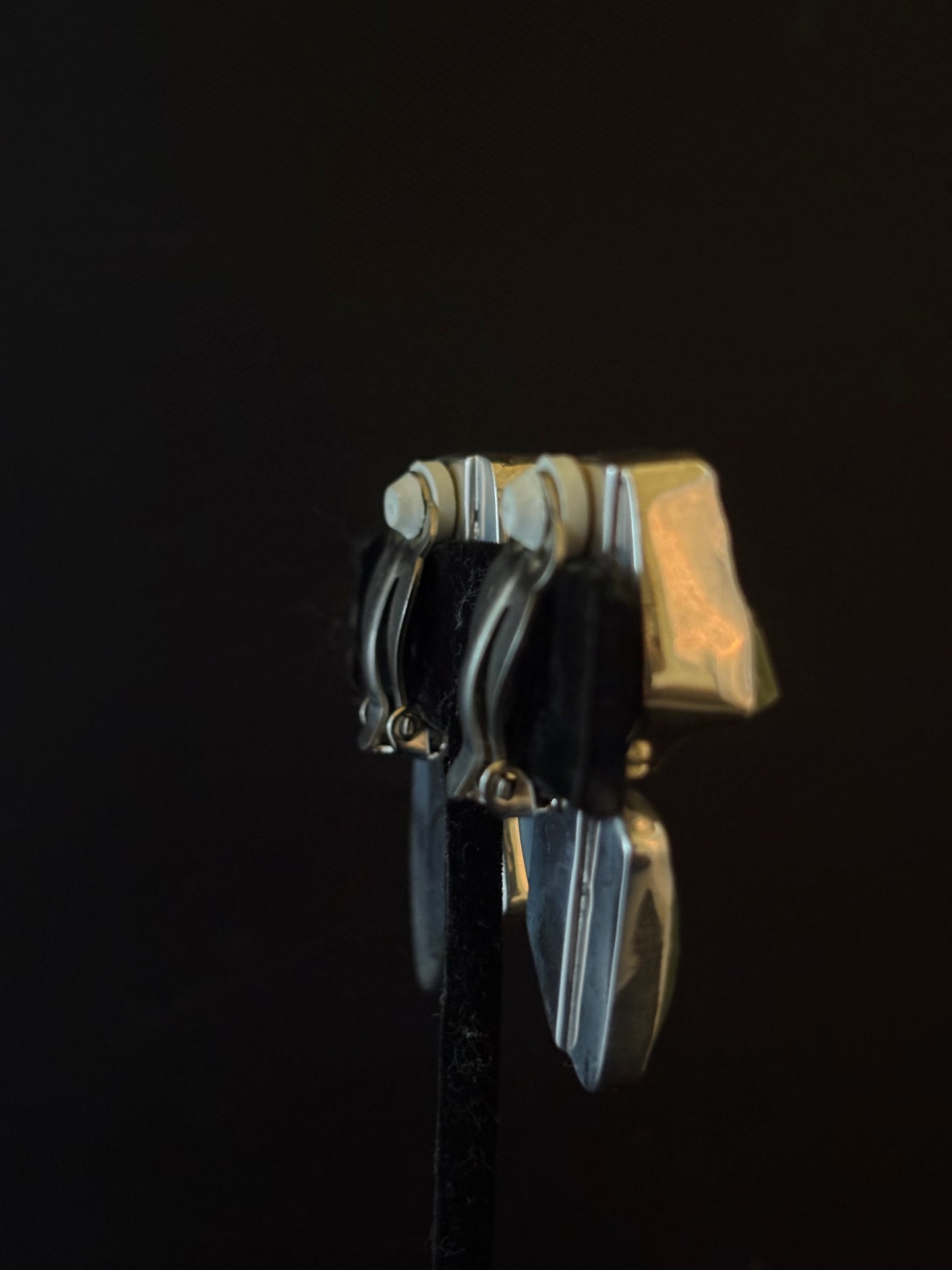 Raw Aquamarine Sea glass Earring