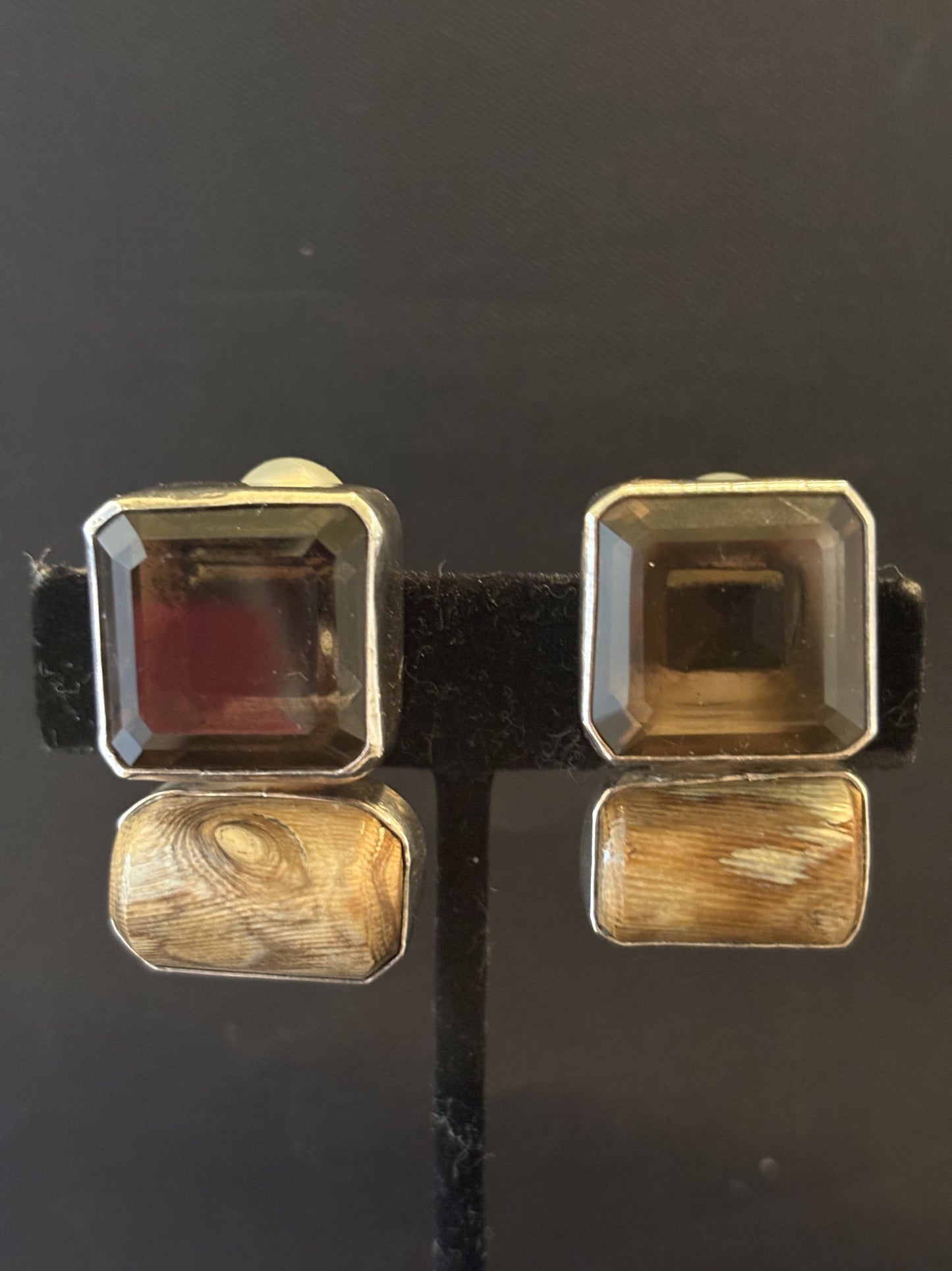 Smokey Topaz, Natural Coral