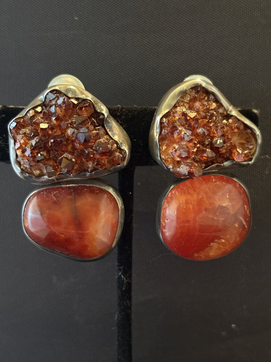 Hessionite Garnet, Carnelian