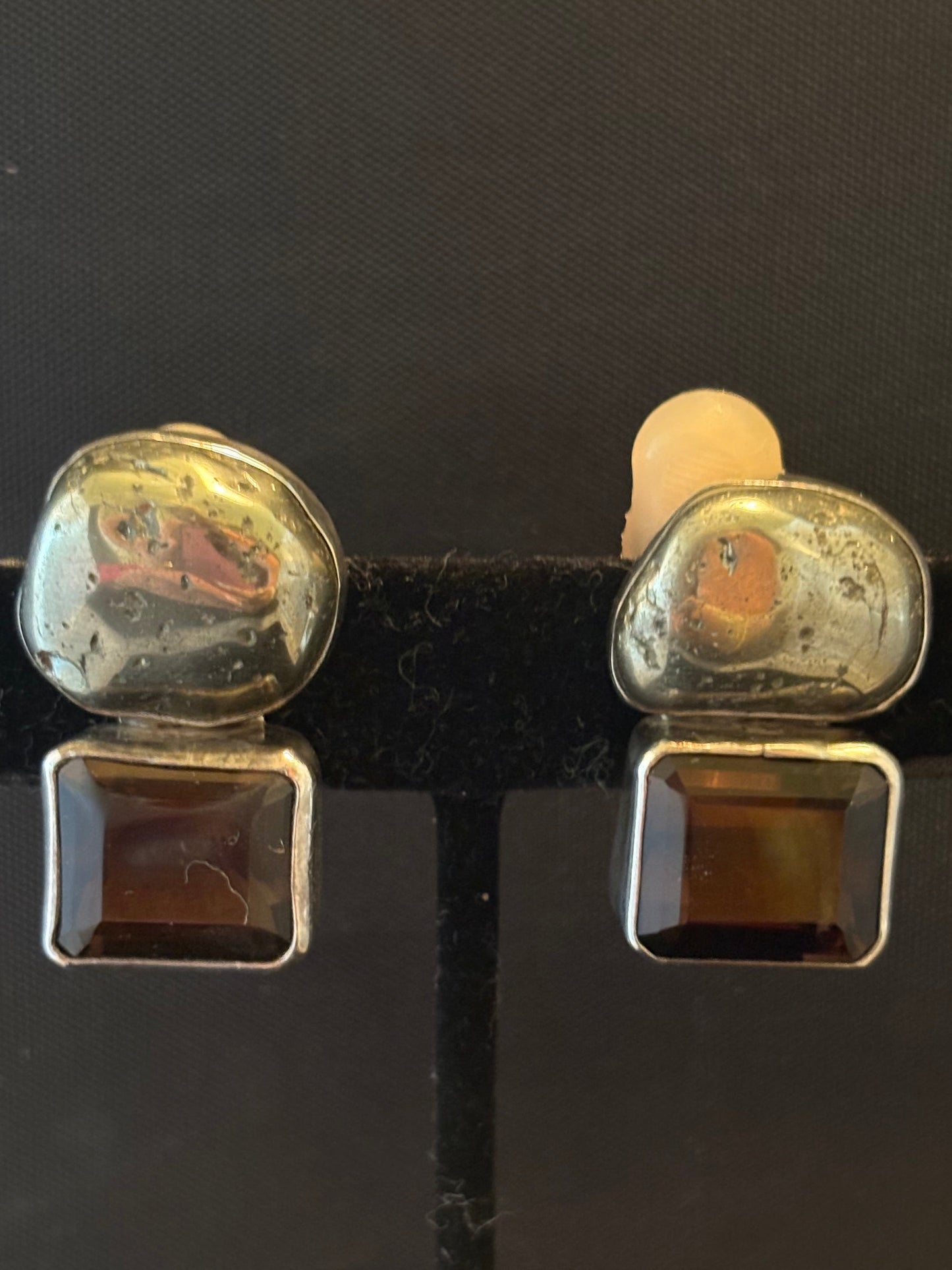Pyrite, Smokey Topaz
