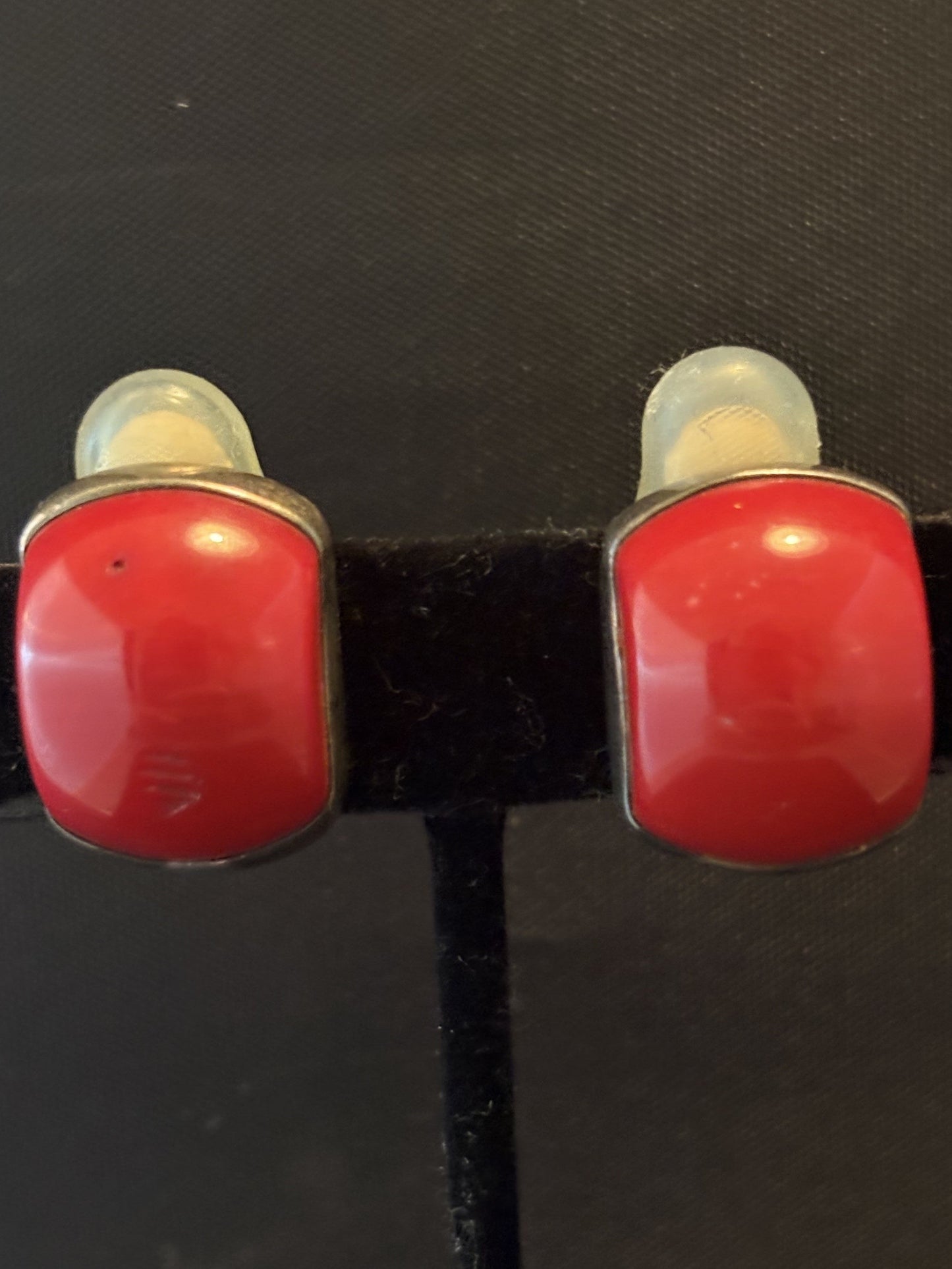 Red Coral Earring