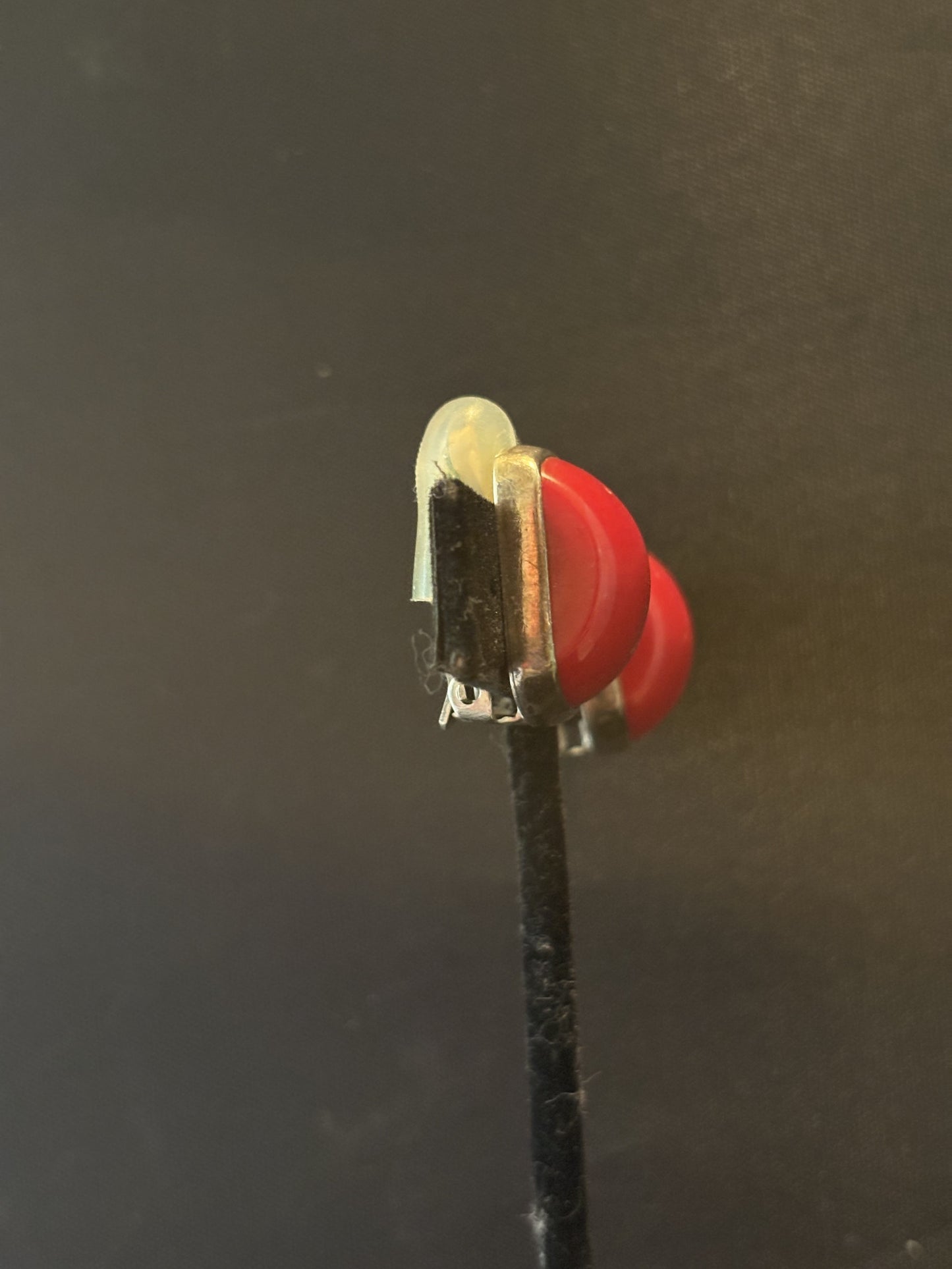 Red Coral Earring