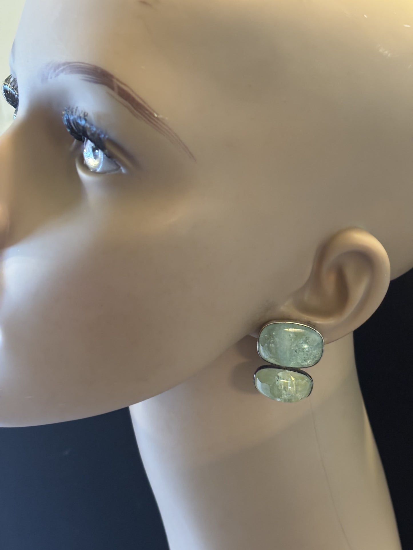 Aquamarine earring