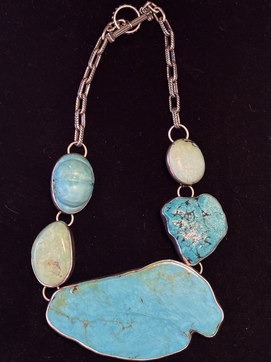 Blue Turquoise Necklace