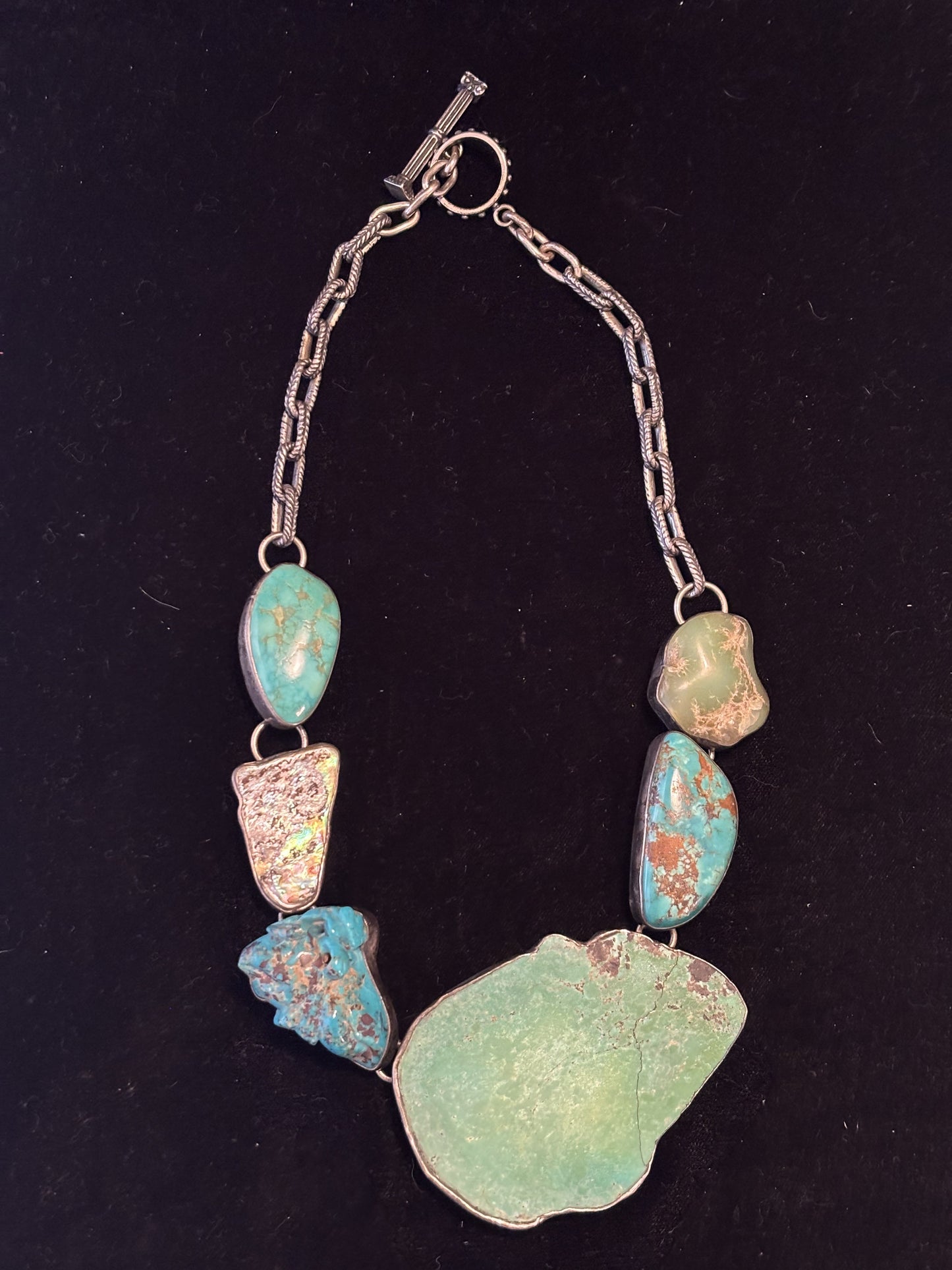 Green & Blue Turquoise Necklace