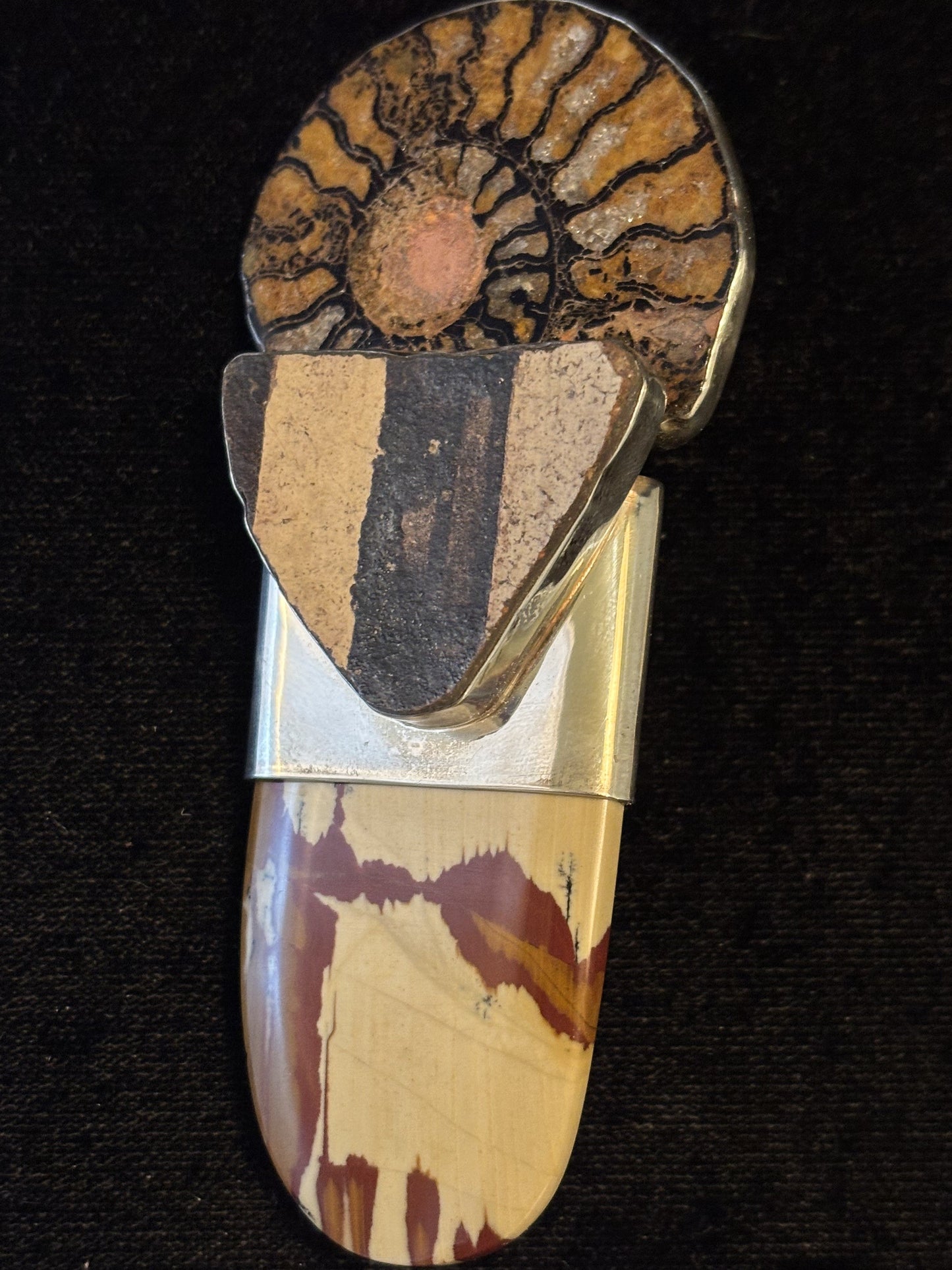 Pottery Shard, Ammonite Pin