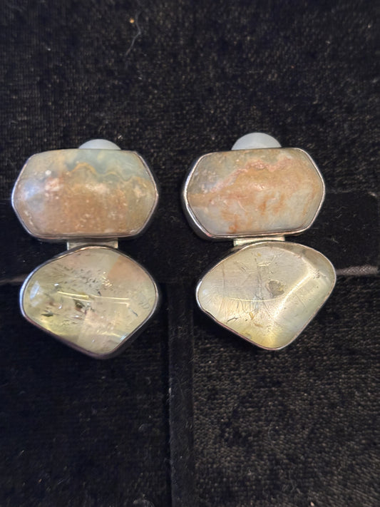 Jasper, Blue Topaz