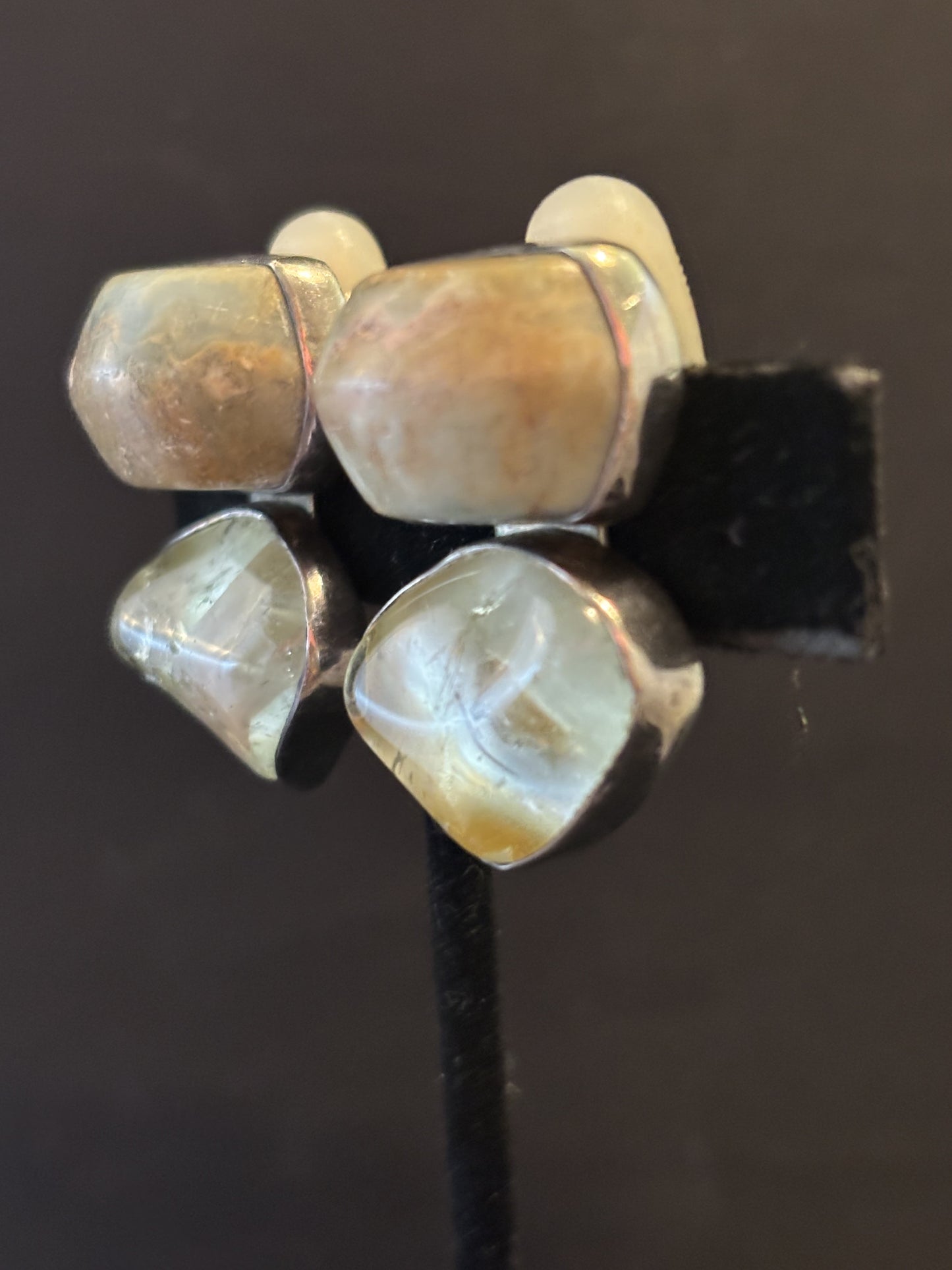 Jasper, Blue Topaz