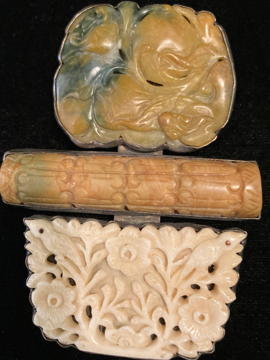Bone, Jade Buckle