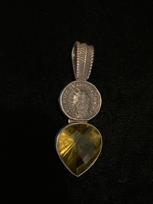 Coin, Oro Verde Citrine