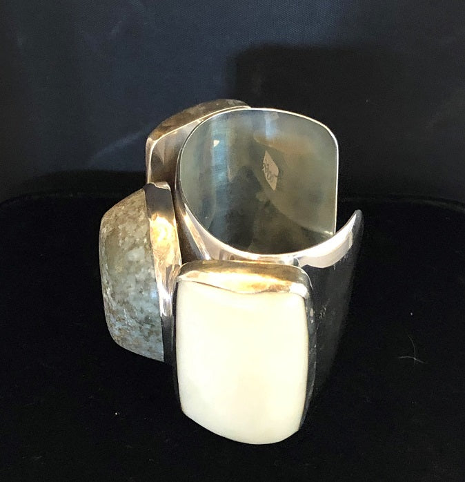 Bone, Whorl Rebecca Collins Jewelry