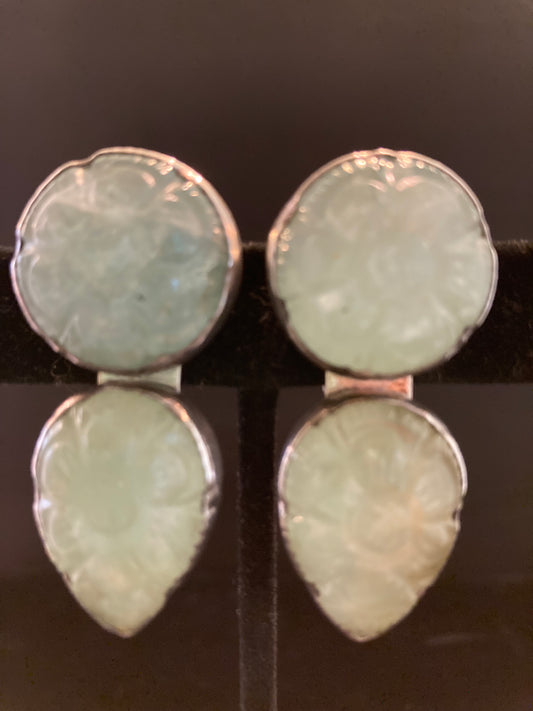 Carved Aquamarine
