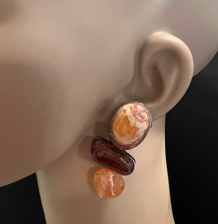 Fire Opal, Carnelian