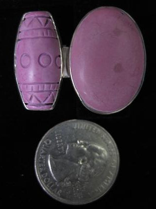 Pink Howlite Ear